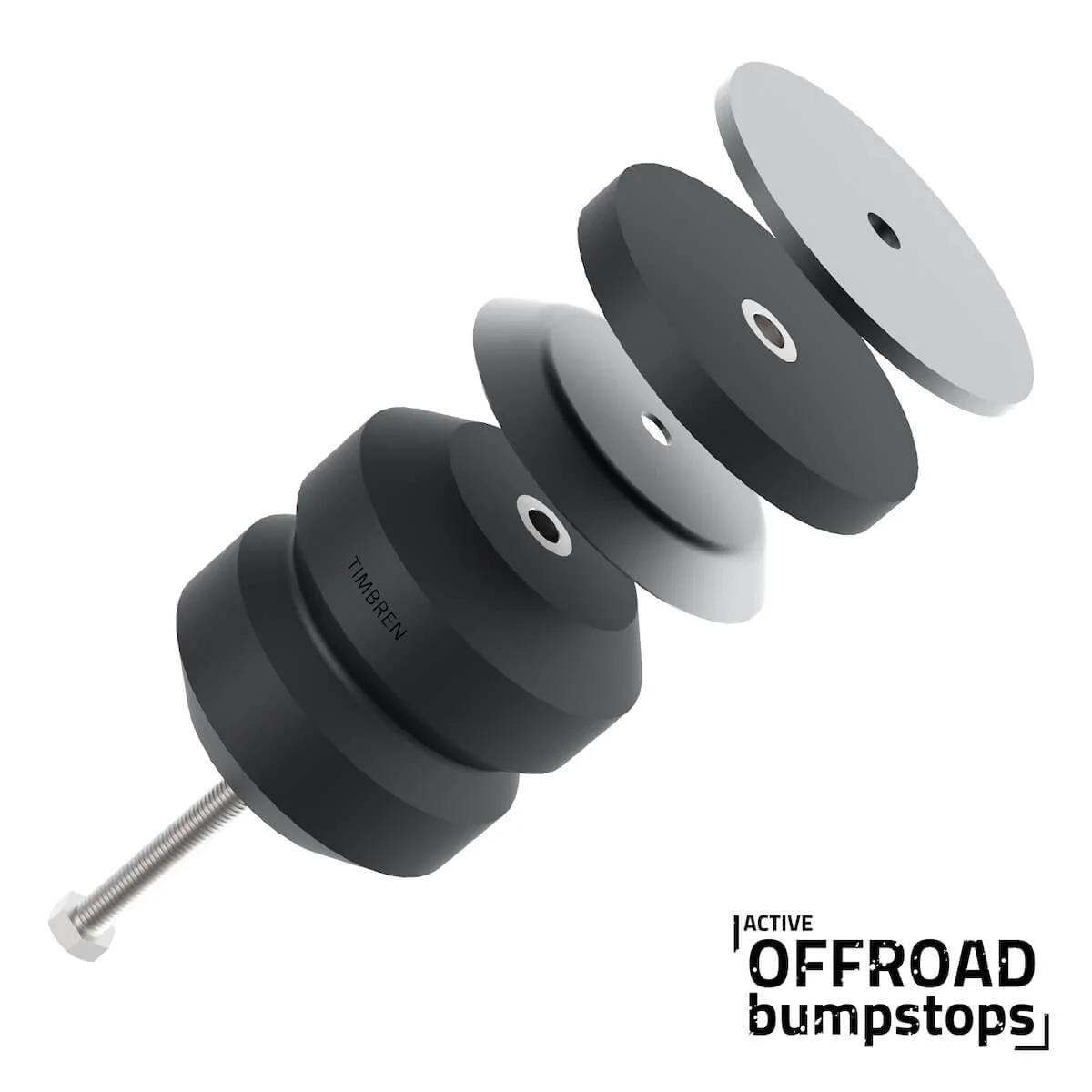 Active Off-Road Bumpstops for Ford Ranger - Rear Kit - Image 3