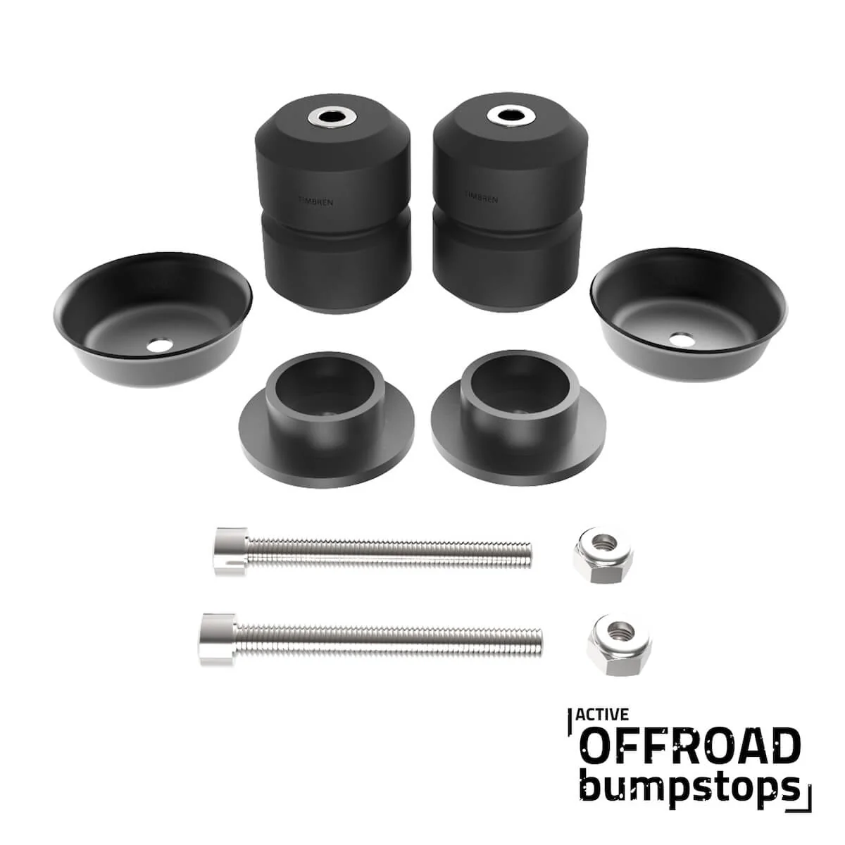 Active Off-Road Bumpstops for Jeep JL, JT, JK, TJ - Front Kit - Image 3