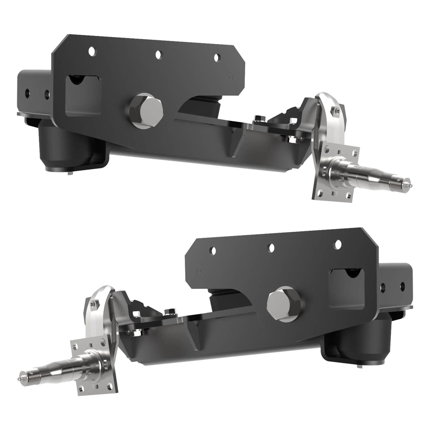 1 Tonne HD Axle-Less Trailer Suspension w/ 4” Lift - Image 2