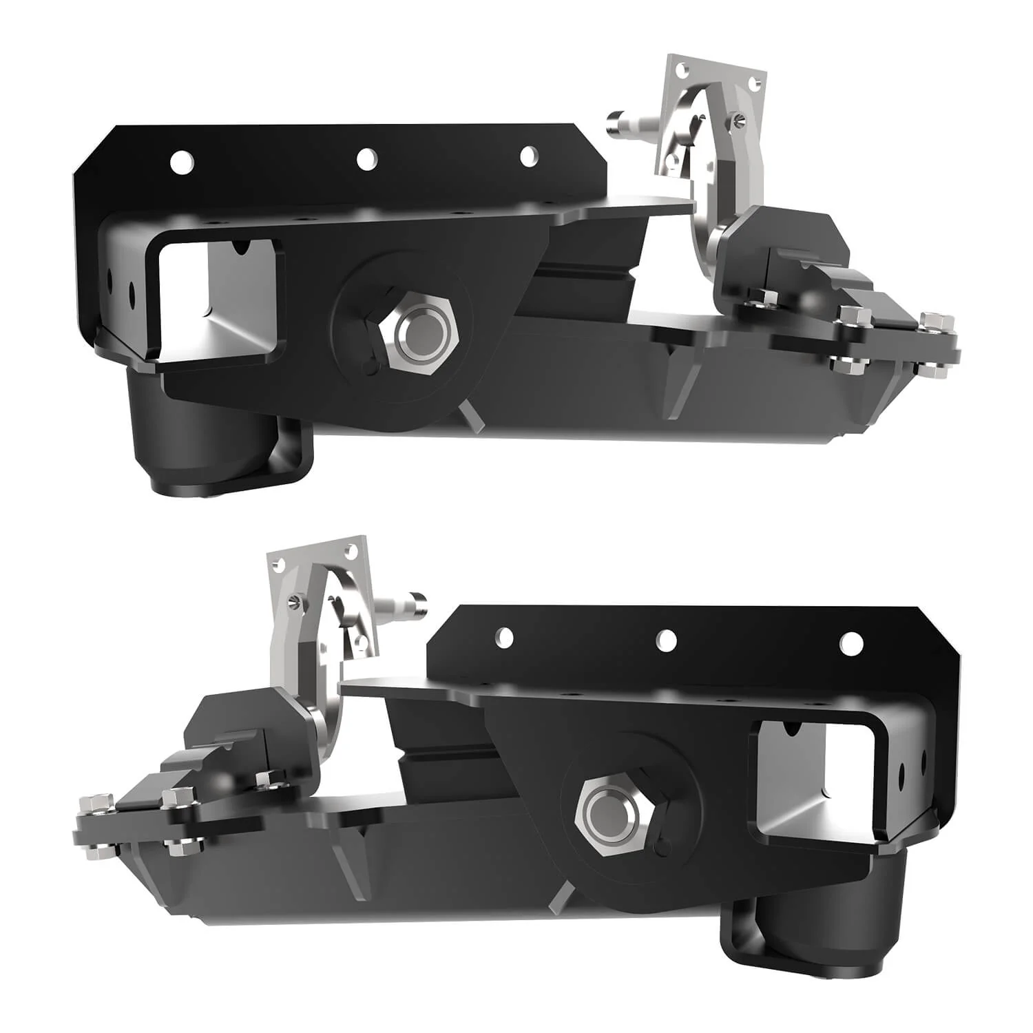 1 Tonne HD Axle-Less Trailer Suspension w/ 4” Drop & Long Spindles - Image 3
