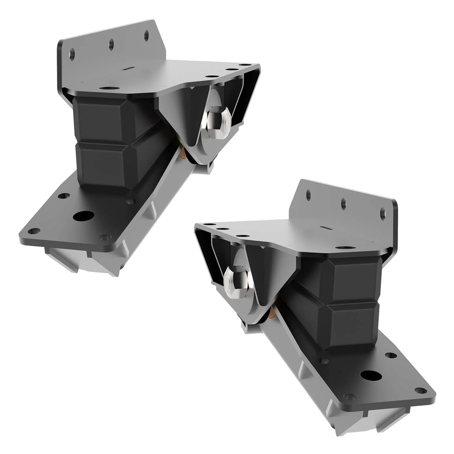 3500 lb HD Axle-Less Trailer Suspension w/ 2” Lift & Long Spindles - Image 4
